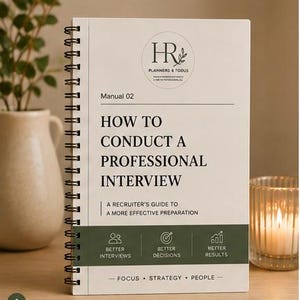 How to Conduct a Professional Interview Guide | Recruiter Interview Guide | HR Digital PDF