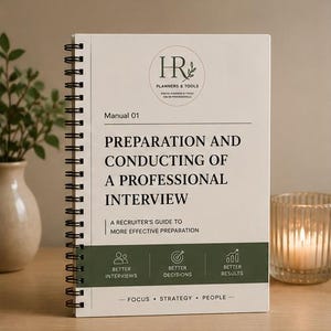 Professional Interview Guide for Recruiters | HR Interview Guide | STAR Method | Interview Preparation | Digital PDF