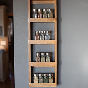 Narrow Spice Rack Etsy