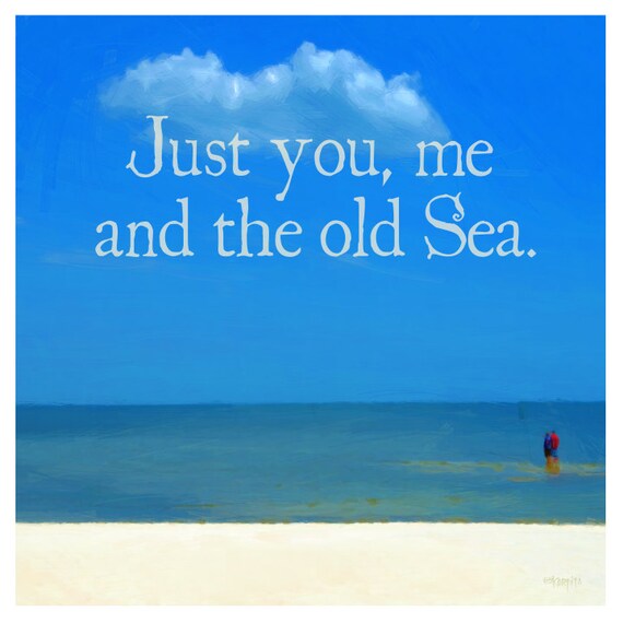 Citation de mer romantique plage océan Seashore Coastal Word