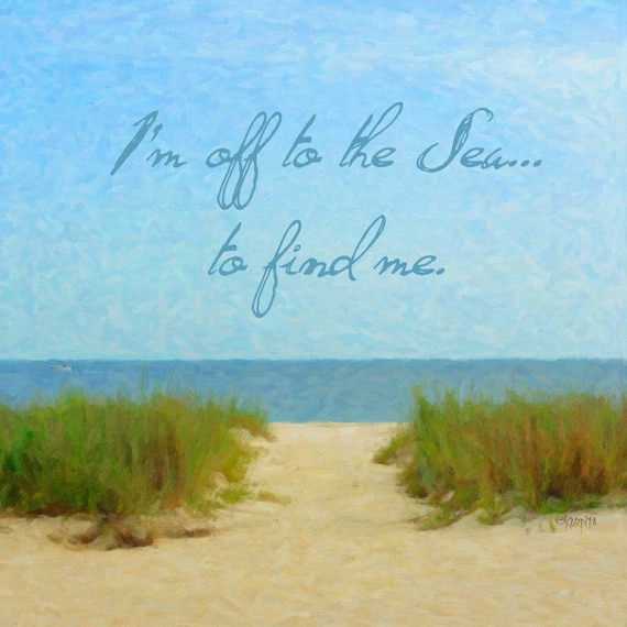 Beach Quote Inspirational Sea Quote Coastal Quote Etsy Singapore