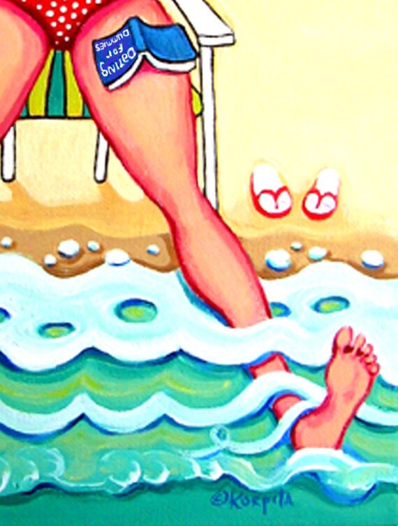 Prints Home Décor KORPITA Seascape Seashore Art Beach Cabanas Art Beach