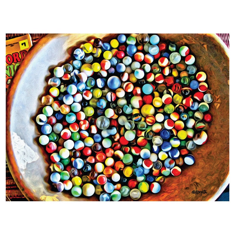 Colorful Marbles Marble Art Marble Painting Marble Wall Etsy