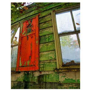 Abandoned Elkmont, Abandoned Cabin, Abandoned Places, Smoky Mountain Cabin, Red Shutters, Old House Art, Abandoned House, Daisytown, KORPITA