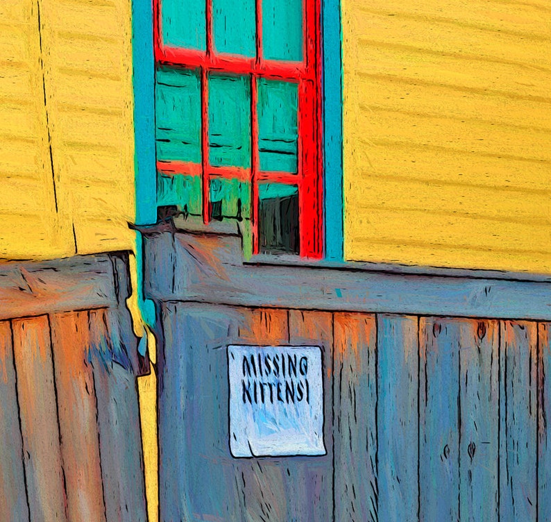 New Orleans Bywater Colorful Shotgun House Giclee Print