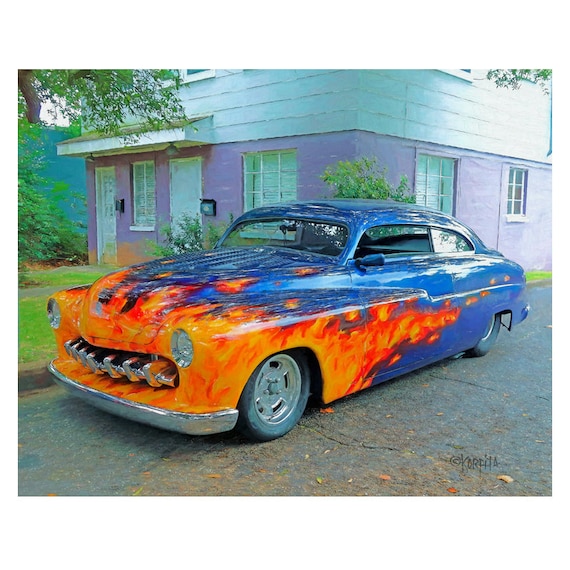 49 Mercury Lead Sled, Classic Cars, Cruising the Coast, Old