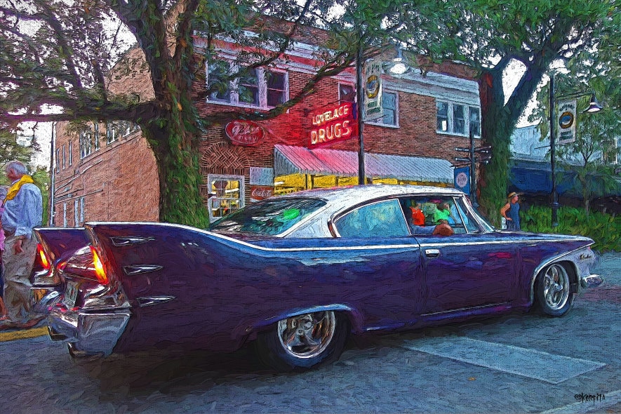 【ビンテージ】fartco loveearart 70’s Plymouth 1977 Plymouth Fury Vintage Ride The Wind Original Print Ad