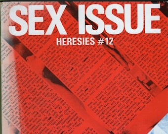 Heresies # 12 Sex Issue 95 pgs, 1981 Feminist publication on Art and Politics