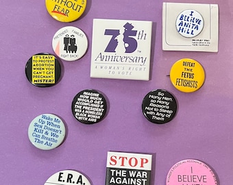 Pro Choice pro women pin back buttons