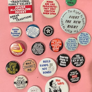Protest buttons -#2– and funny buttons sold separately