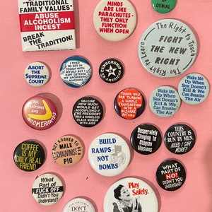 Protest buttons -#2– and funny buttons sold separately