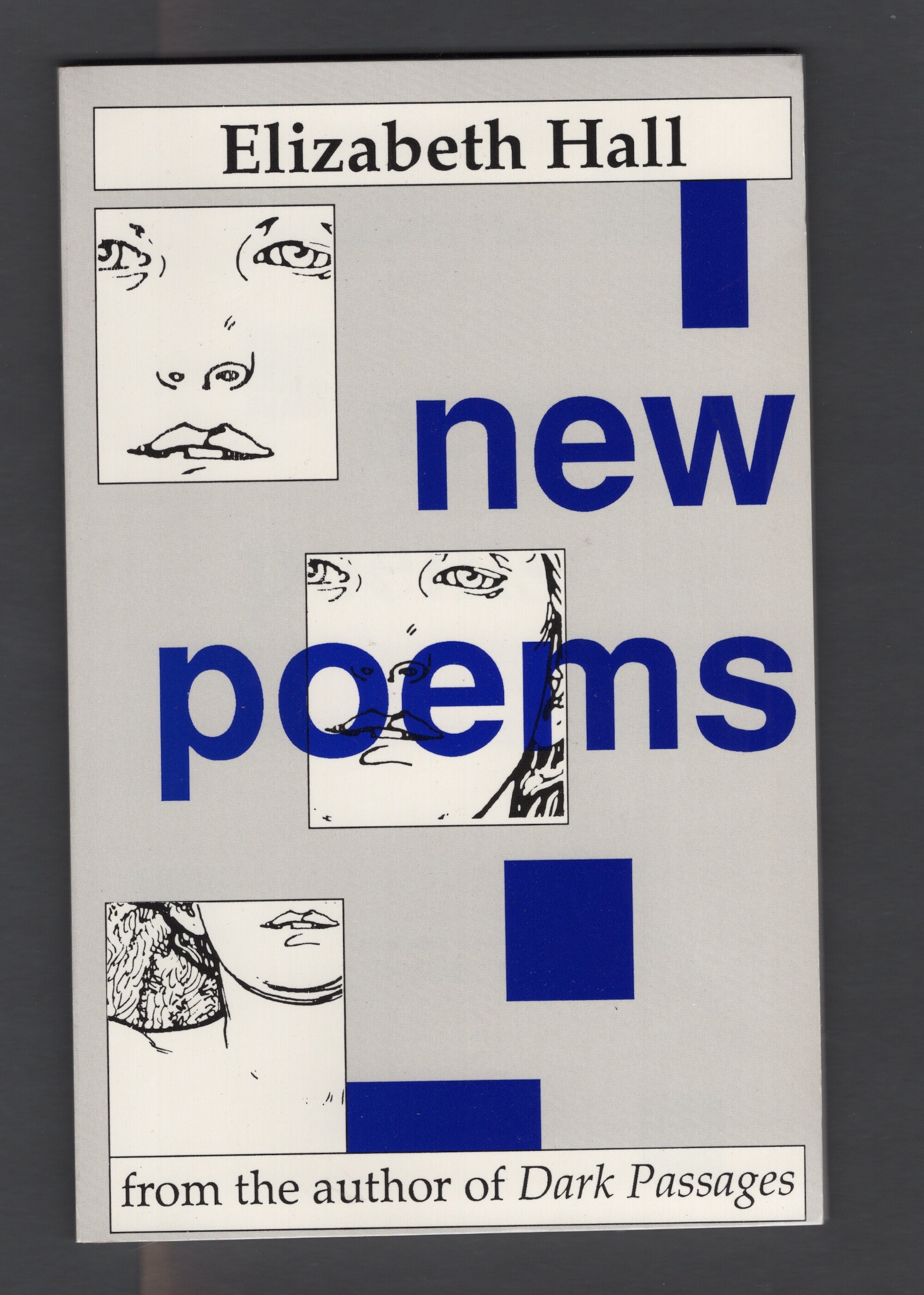Neue Gedichte von Elizabeth Hall, lesbische Poesie, 1993 Exclusive OFP