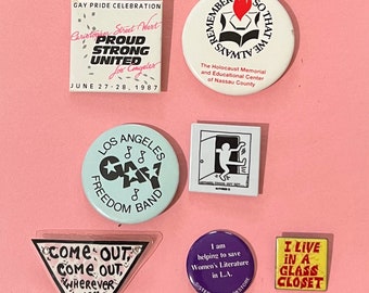 Protest buttons —#4– Gay plus, historic