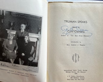 Autograph of President Truman