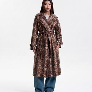 Python Trench Coat
