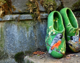 Felted Slippers - Bond of Nature MADE TO ORDER