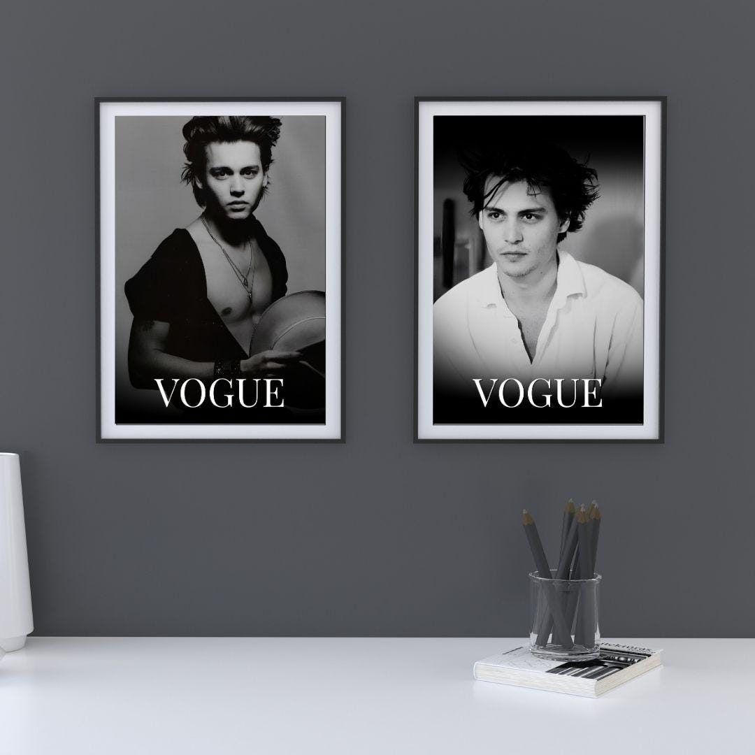 Young johnny depp - Etsy 日本