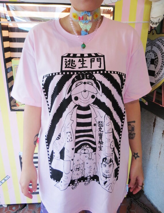 逃生門escape Doors Pink T Shirt Etsy
