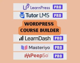 Pacchetto di plugin per WordPress: LearnPress, TutorLMS Pro, LearnDash