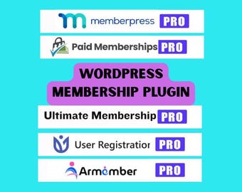 Plugin MemberPress Pro preattivato: utilizzo illimitato su qualsiasi sito web.