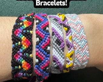 Pride / LGBTQIA+ Themed Friendship Bracelets