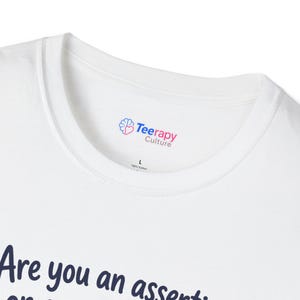 Assertive or Aggressive Communicator TShirt Conversation Skills Tee 画像 2