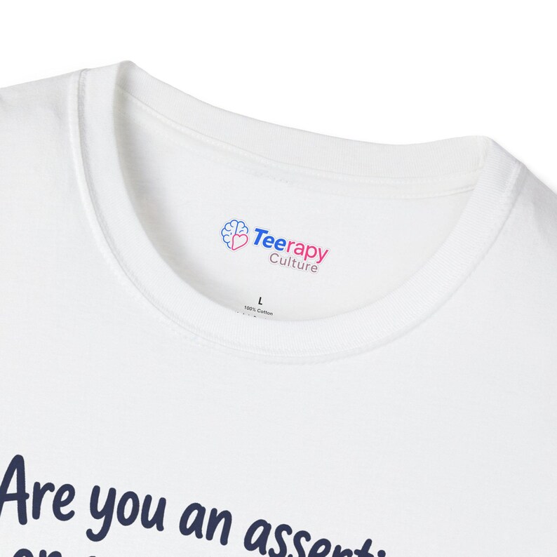 Assertive or Aggressive Communicator TShirt Conversation Skills Tee 画像 2
