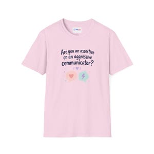 Assertive or Aggressive Communicator TShirt Conversation Skills Tee 画像 15