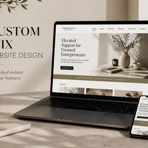 Wix Website Design, Custom Business Website, Ecommerce Store, Landing Page, Author Website, Website Redesign and Full Setup