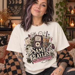 Äldre emo t-shirt, äldre emo mammors klubb, äldre millennial gåva, det var inte en fas, mellanvästern emo, emo grejer, gör Amerika emo, sorgliga sånger t-shirt