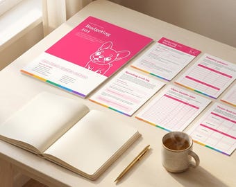 Cuaderno de trabajo básico sobre presupuestos (Introducción al presupuesto), Guía imprimible para la gestión del dinero (Descarga instantánea)