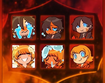 FFXVI Clive e Joshua // Emotes pré-fabricados