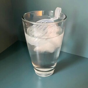 Ice Blocker for Drinking Glasses | SipStrainer™ Clip-On Drink Strainer | Reusable Cup Accessory | 2 Pack image 5