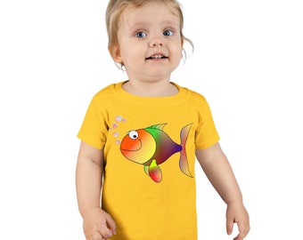 T-shirt unisexe pour tout-petit 100 % coton