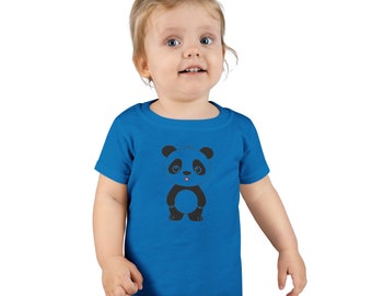 T-shirt unisexe Pandee pour tout-petits 100 % coton