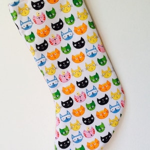 Modern Cats Christmas Stocking