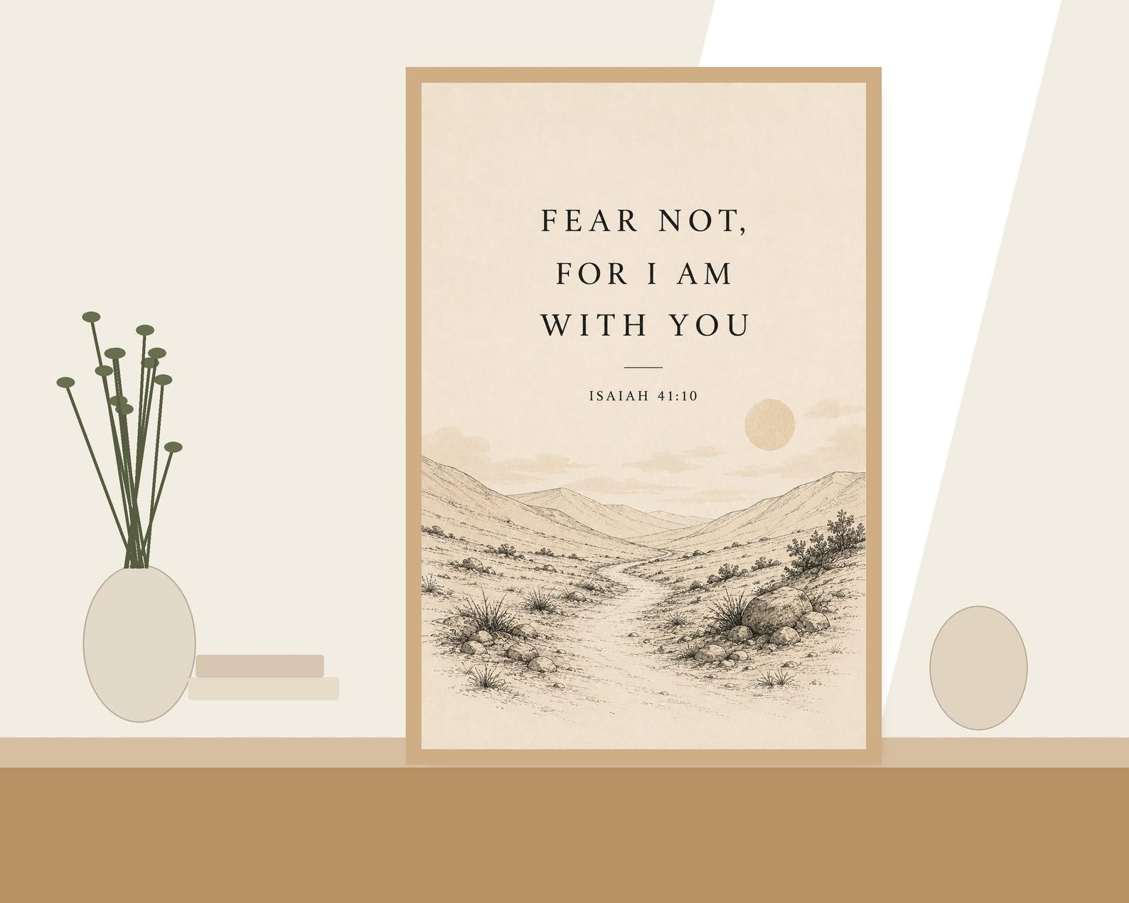 Isaiah 41:10 Printable Wall Art Christian printable wall art Isaiah 41:10 Printable Wall Art, a Christian digital printable from the Bible Verse Prints collection by Thanks Lord Jesus