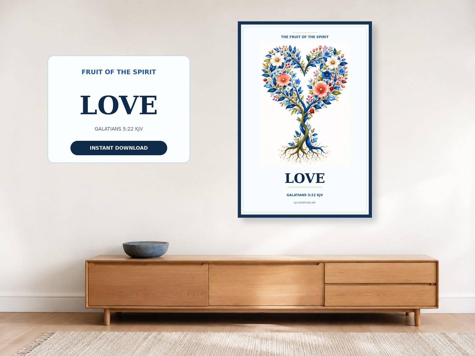 Love Fruit of the Spirit Wall Art Christian printable wall art Love Fruit of the Spirit Wall Art, a Christian digital printable from the Fruits of the Spirit collection by Thanks Lord Jesus