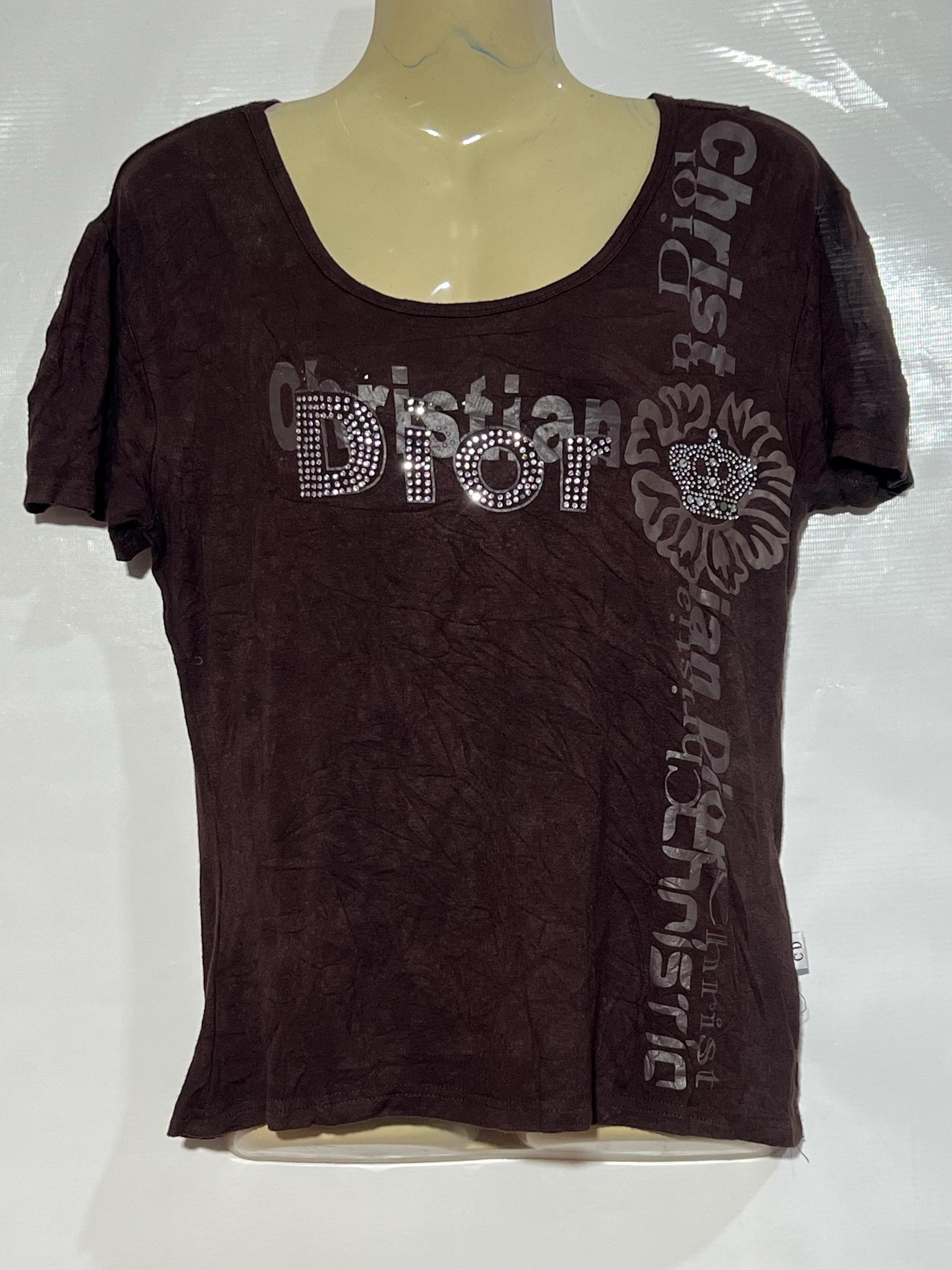 Rhinestone Dior Shirt - Etsy
