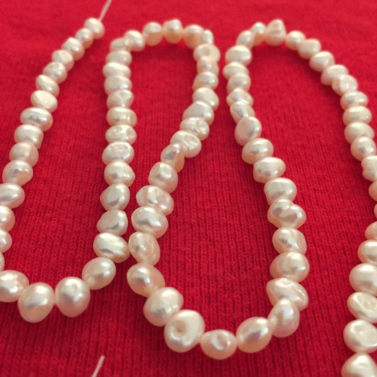 Pearls. Rare Biwa Pearls 16 Semi Graduated 4 X4 4 X6x4 Mm - Etsy UK