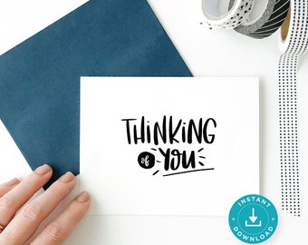 Thinking of You - Printable Card