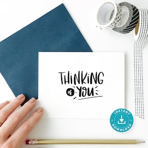 Thinking of You - Printable Card
