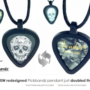 Guitar Pick Holder Necklace • Silicone Pendant • Wearable Pick Holder • Pickbandz image 2