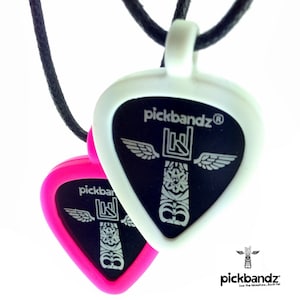 Guitar Pick Holder Necklace • Silicone Pendant • Wearable Pick Holder • Pickbandz image 3