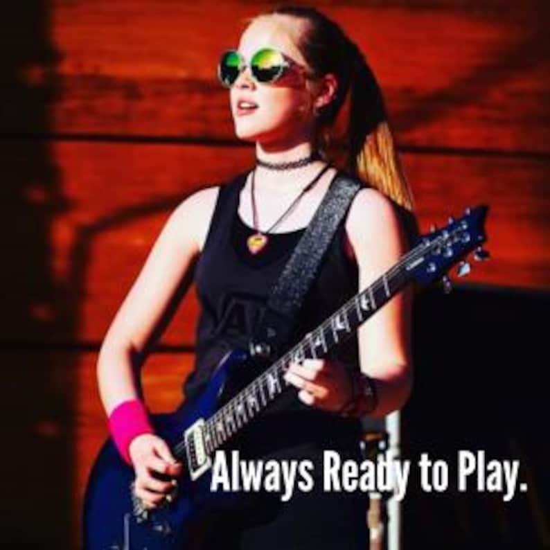 Guitar Pick Holder Necklace • Silicone Pendant • Wearable Pick Holder • Pickbandz image 14