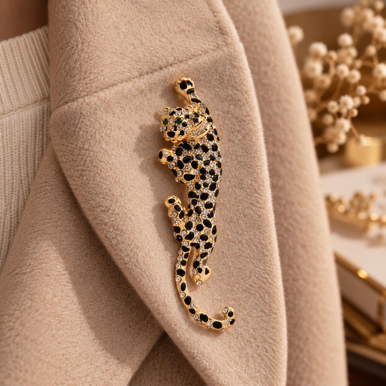 Leopard Brooches - Etsy