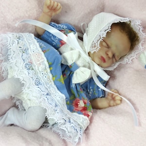 Short Dress Set With Ruffle Butt Bloomers for 7 inch Reborn Silicone Art Doll Baby! Clothing Only! FREE SHIPPING USA!