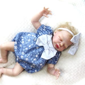 Romper Set for 8 inch Baby Reborn Silicone Art Doll! CLOTHES ONLY!