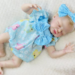 Romper Set for 8 inch Baby Reborn Silicone Art Doll! CLOTHES ONLY!