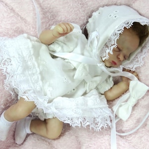 Short Dress Set With Ruffle Butt Bloomers for 7 inch Reborn Silicone Art Doll Baby! Clothing Only! FREE SHIPPING USA!